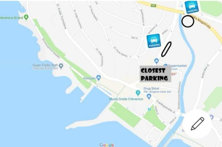 Apartment Megy With Balcony In City Center Цриквениця Екстер'єр фото